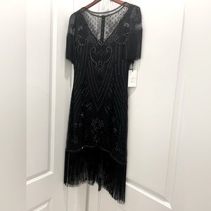 Roaring 20s vintage fringe dress/Great Gatsby